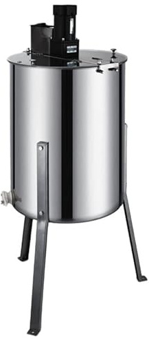 ELUKHT 4 Frame Electric Honey Extractor, Stainless Steel Power Honeycomb Rotary Extractor, Separate Honey Throwing Machine Electric Honey Beating Sugar Beating Machine
