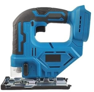 Sierra de calar eléctrica inalámbrica, herramienta eléctrica multifunción portátil for carpintería, 65mm, 2700RPM, apta for batería de 18V(Two small battery)