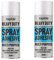 MIXEL Heavy Duty Glue Spray Adhesive, Non Cracking, Quick Drying, Easy To Use, Long-Lasting Bond, Ideal Use To Stick Card, Paper, Vinyl, Fabric, Leather, 300ml (2Pcs)