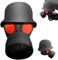 Abdeckkappe für Anhängerkupplung, Deckkappe für Die Anhängerkupplung, Gasmaske Helm Anhängerkupplung, Staubdicht & Wasserdicht, für 50 mm Kugelkopf Anhänger Anhängerkupplungen (Rot)