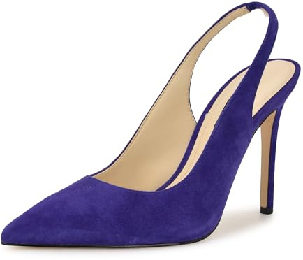 Nine West Women's Feather Dark Blue 7.5 Medium