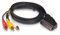 Philips SWV2255W Câble péritel 1,5m avec gaine en PVC, poignée ergonomique, Noir