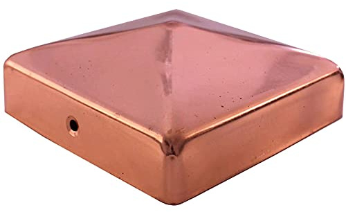 Baumarktplus Pfostenkappe Kupfer 101 x 101 mm Pyramide 10 x 10 cm