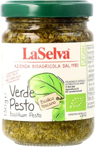 Basilika pesto verde 130g EKO Laselva