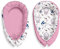 Multifunktionale Kuschelnest Babynest Kokon für Babys und Säuglinge, Nestchen, Reisebett, 100 Prozent Baumwolle, antiallergisch