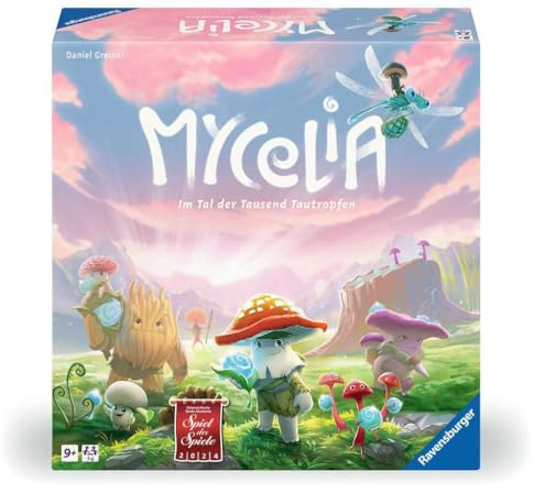 Ravensburger 27489 - Mycelia - däckbyggnadsspel för familjer, brädspel för vuxna och barn från 9 år och uppåt - enkelt strategispel för 1-4 spelare