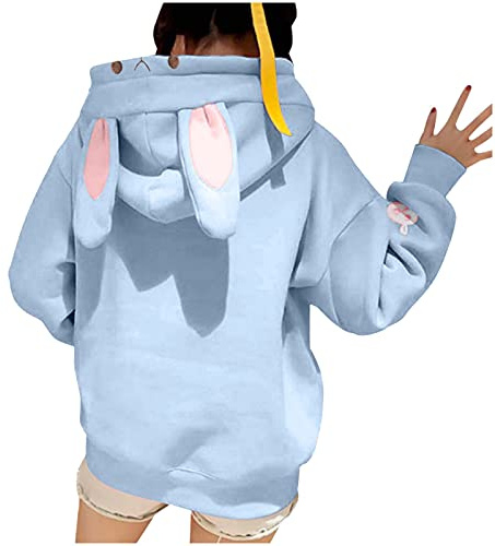 Huvtröja för kvinnor, huvtröja – höst vinter för kvinnor, Kawaii katt, huvtröja, sweatshirt för kvinnor, överdimensionerad vintage, huvtröjor för tonårsflickor, Y2k E-girl, tröja, toppar, tröja, streetwear, huvtröja