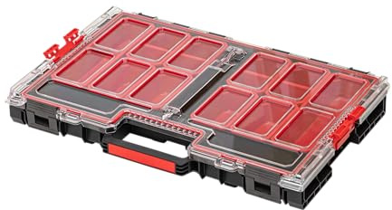 Qbrick System Boîte À Outils Organiseur Caisse À Outils Boîte De Rangement 531 x 379 x 77 mm Noir ONE Organizer L 2.0