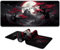 LEKUNI Alfombrilla De Ratón XXL Speed Gaming 900 X 400 mm - Alfombrilla para Ratón, Alfombrilla Escritorio Grande, Mouse Pad Mejora La Precisión Y La Velocidad -Luna roja