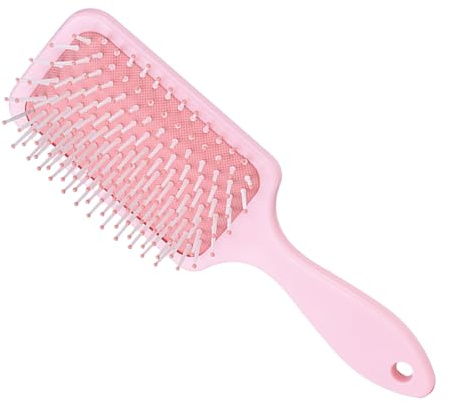 ycezw Cepillo de pelo de pala, cepillo para desenredar, cerdas y flexibles, cuidado del cabelludo, herramienta de peinado para mujeres y hombres, rizado, fino, largo, corto, húmedo y seco