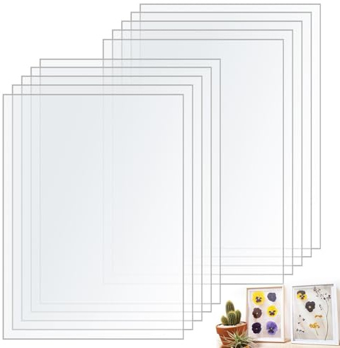 10 Stück Acrylglas Platte A4,1mm Dicke A4 Klare Acrylplatten, 29,7 x 21CM Transparente Acrylplatte,für Househld Dekoration, Display, Bilderrahmen, Malerei, Schilder, Handwerk