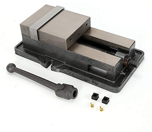 Milling Machine Vice 6 Inch Jaw Width Precision Milling Vice 160Mm Jaw Opening Precision Milling Drilling Tool, 0.002In Accuracy,Tabletop Clamp for Fitter Workshop Precision Machining Milling Machines