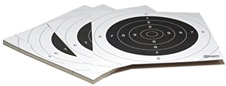 Cibles standard Target - 26 x 26 cm - Carton 250 g/m² - Lot de 50