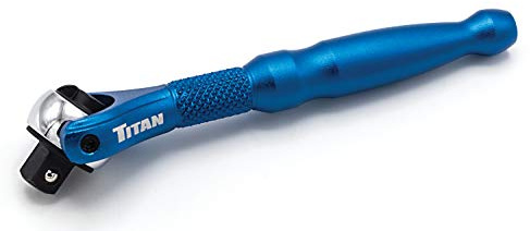 Titan 11316 1/4 Drive x 4 90 denti testa girevole Micro cricchetto - Blu
