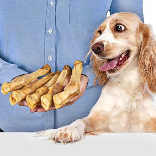 Lamb Legs 5 pcs (400g) | Natural Dog Chews | Air-Dried Hypoallergenic Treats | Grain Free Low Fat Snack