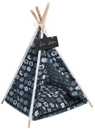 Tente d'intérieur pour chats de petite taille avec coussin respirant, lit amovible, lavable