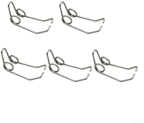 5 PCS Valve Spring Kit for Trumpet Cornet Alto for horn - Strong Iron Water Key Springs for Daily Repair of Wind Instruments Silver Finish 6x9.5cm(Alto horn)