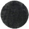 Carpettex Hochflor Teppich - Wohnzimmer Shaggy Flokati Modern Einfarbig 200 cm Rund Grau - Schlafzimmer Weich Flauschig Waschbar - Küche Esszimmer Langflor