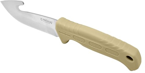 Camillus Roto Darmhakenmesser mit fester Klinge, 24,1 cm, Hellbraun