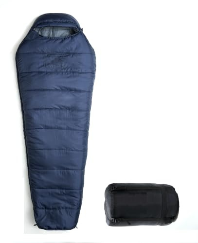 Lestra Sport  Mont Everest 220 - Sac de Couchage Toutes Saisons - T° Limit Confort -05°C - Confortable & Performant - Adulte - 220 x 80 cm - 1,850kg
