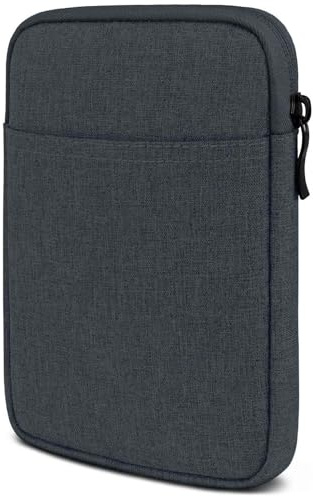 moex Case for Amazon Kindle (2022) - Sleeve Bag with Compartment for Accessories, E-Book Reader Protective Case Minimalist with Zip, Water-Repellent, Anthracite