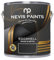 NEVIS PAINTS - Quick Dry White Eggshell Matt Finish Paint - Perfect For Wood And Metal - 12m2 per liter coverage-0.75 Liters