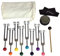 Tagtight Chakra Stimmgabel Set Zur Heilung, Stimmgabel Therapie, Stimmgabeln Neurologie Tuning Fork mit Stimmgabel-Aktivator Zur Yoga, Meditation, Klangtherapie, Weniger Stress, Entspannung