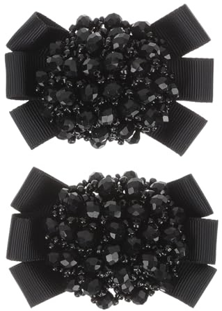 GALPADA Bijoux De Chaussures Clip De Chaussure Nœud Ruban Pour Talons Plats Bottes Et Sacs À Main 2 Pièces Décoration Chaussures Femme