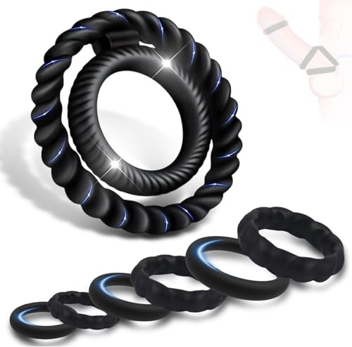 Silicone Cock Ring Sex Toyscouples for Couples Adult Toys 7 Sizes Penis Ring Male Sex Toys for Men Stretchy Cockring Mens Cock Ring for Longer Erection Mens Sex Toys