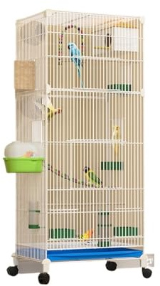 Flight Cage Luxury Villa Bird Cage for Parrots Complete New Type Birdhouse & Nest