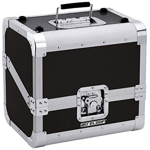 Reloop 80 Caja para discos (capacidad 50 unidades), color negro, 80 Record Case Black