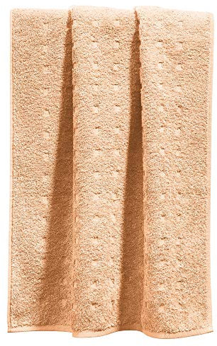 Möve Handtuch Quadretti Walk-Frottier Sand-apricot Größe 50x100 cm