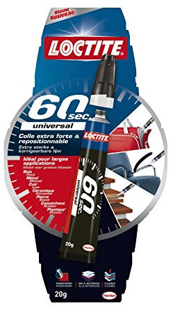 LOCTITE Colles Multi-Usages 60 SECONDES UNIVERSAL Tube 20g Blister
