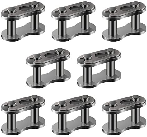 AIEX 8 Stück #35 kettenglieder Fahrrad, Stahllegierung Strapazierfähig Kettenglied Fahrradkette Rollen Ketten Verbindungsglieder Chain Master Link für Fahrrad Mini-Bike Kart Pit ATV Scooter