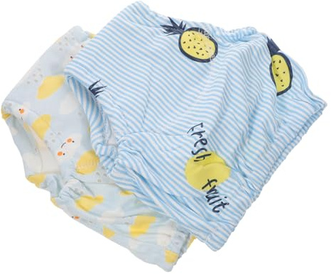 Pantalones De Entrenamiento Para Bebés De 6 Capas Pañal Transpirable Fácil De Lavar Diseño De Moda Cómodos Para Niños Y Niñas Paquete De 2