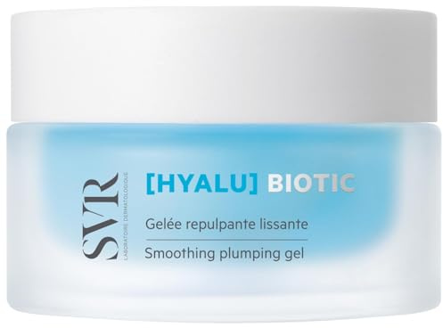 SVR - [HYALU] Biotic - Gelée Régénérante Repulpante – Hydratation 48h & Éclat – Peaux déshydratées, sensibles, ridées – Probiotiques, Acide hyaluronique, Vitamine C – 50 ml