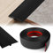 YushengTai übergangsprofil, T Profil übergangsprofil Selbstklebend 5cm×3m, Türschwellen Leiste übergangsleiste Wird für Gelenke Zwischen Zwei Etagen Verwendet (Schwarz, 5cm×3m)