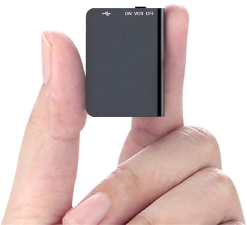 16GB Registratore Vocale, Capacità di Registrazione di 192 Ore, Registratore Vocale Professionale con Attivazione Vocale e Funzione MP3, Mini Registratore per Lezioni, Riunioni, Interviste