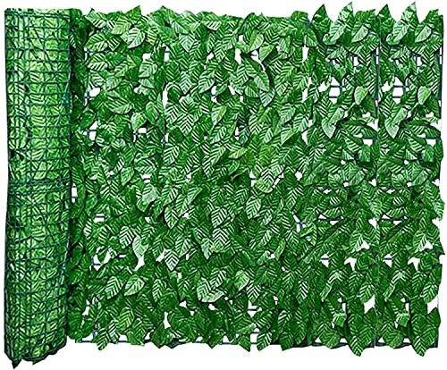 Haie de raisin artificielle extensible - Clôture de jardin extensible - Treillage de feuilles artificielles - Décoration extérieure - 0,5 m x 3 m