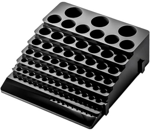 Zghhc 85 Hole Drill Bit Organiser, Bit Holder Screwdriver Bits Storage Holder Drill Head Storage Case Storage Box Tool Dispenser Organizers for Storage and Organization