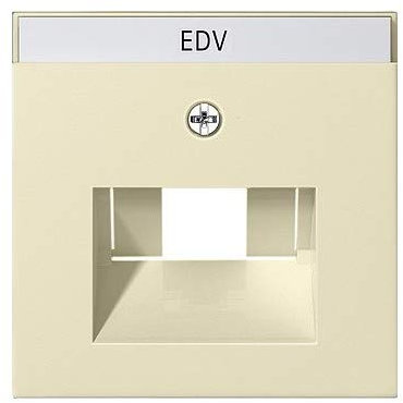 Gira 028401 Abdeckung Beschriftungsfeld UAE IAE ISDN System 55, cremeweiß