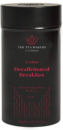 The Tea Makers of London Decaffeinated Ceylon BOP Black Tea 125g Caddy