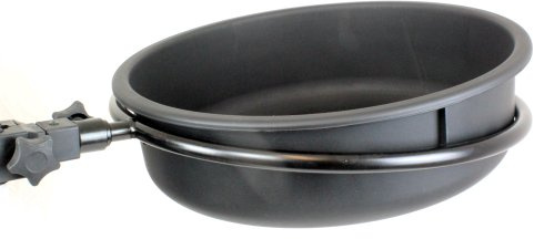 Koala ADJUSTABLE ADD ON UNIVERSAL FIT DETACHABLE GROUNDBAIT BOWL WITH RIGID HOOP LARGE