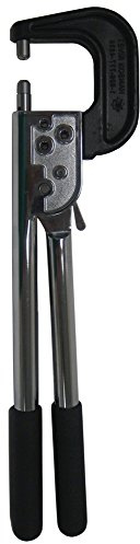 Hand Rivet Squeezer for Solid and Tubular Rivets with 2 reach and 2 gap. Will set rivets up to 1-3/4 long. Also includes 2 flush squeezer dies.