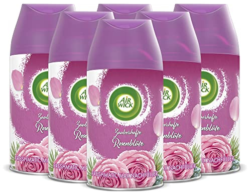 Airwick Air Wick Freshmatic Max Raumspray – Nachfüller für den Air Wick Freshmatic Max – Duft: Verwunschener Garten – 6 x 250 ml Nachfüller