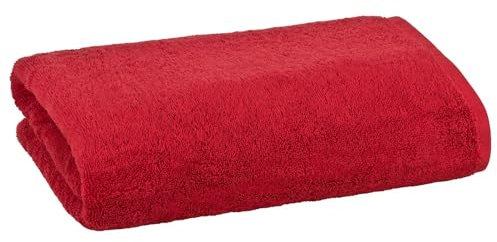 Floringo XXL Saunatuch 90x220 Serie Luxury-Line 630g/m²-rot