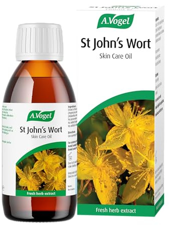 A.Vogel St. John’s Wort Skin Care Oil | Soothe & Protect Dry Skin | Extract of Freshly Harvested, Organically Grown St. John’s Wort | Suitable for All Skin Types | 100ml