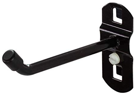 ADB Werkzeughalter mit schrägem Hakenende, d=6mm, L=75mm Lochwand Zubehör Lochwandhaken Eurolochung