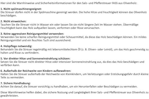 D.O.M. Saliera e pepiera in legno d'ulivo, singolarmente o in set (sale)