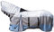 HKM Strong Fliegendecke mit Halsteil, Blau/Weiß/Grau, 145
